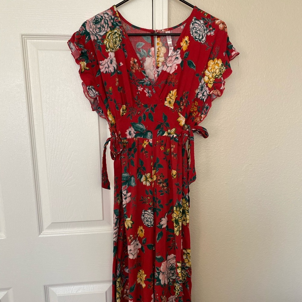 Floral romper dress
